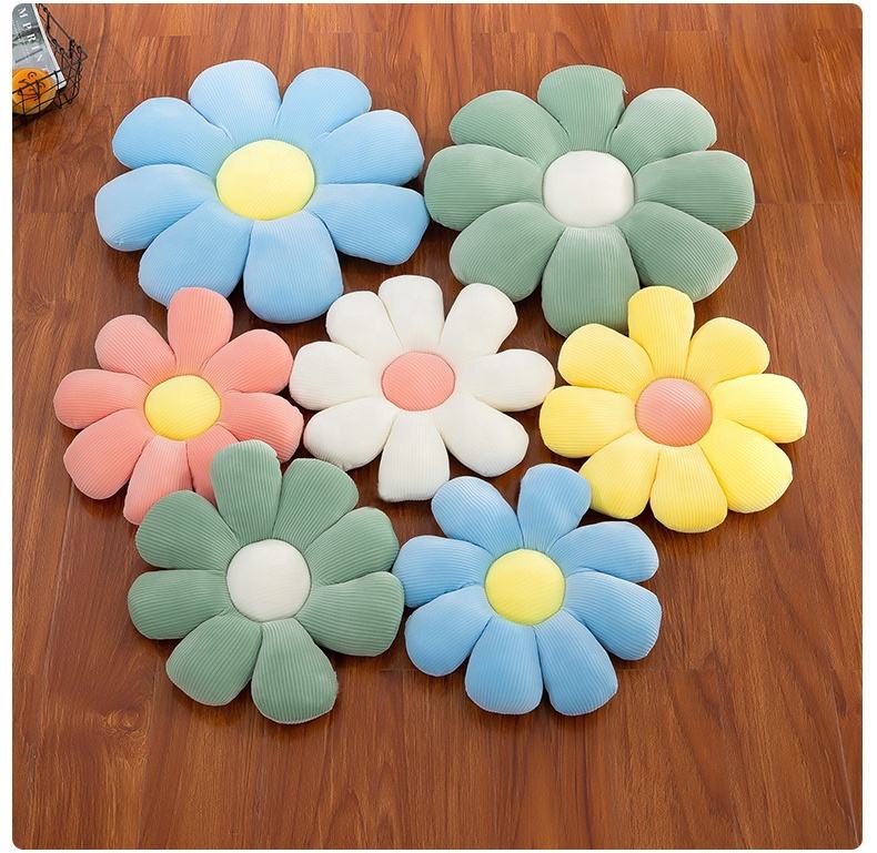 Flower Plush Pillow – Soft Stuffed Floral Cushion for Room Decor & Gifting