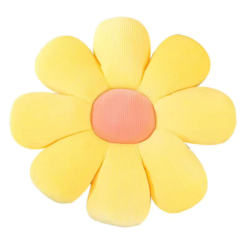 Flower Plush Pillow – Soft Stuffed Floral Cushion for Room Decor & Gifting