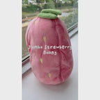 Strawberry Bunny Transforming Plush — Stuffed Toy for Girls