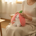 Strawberry Bunny Transforming Plush — Stuffed Toy for Girls